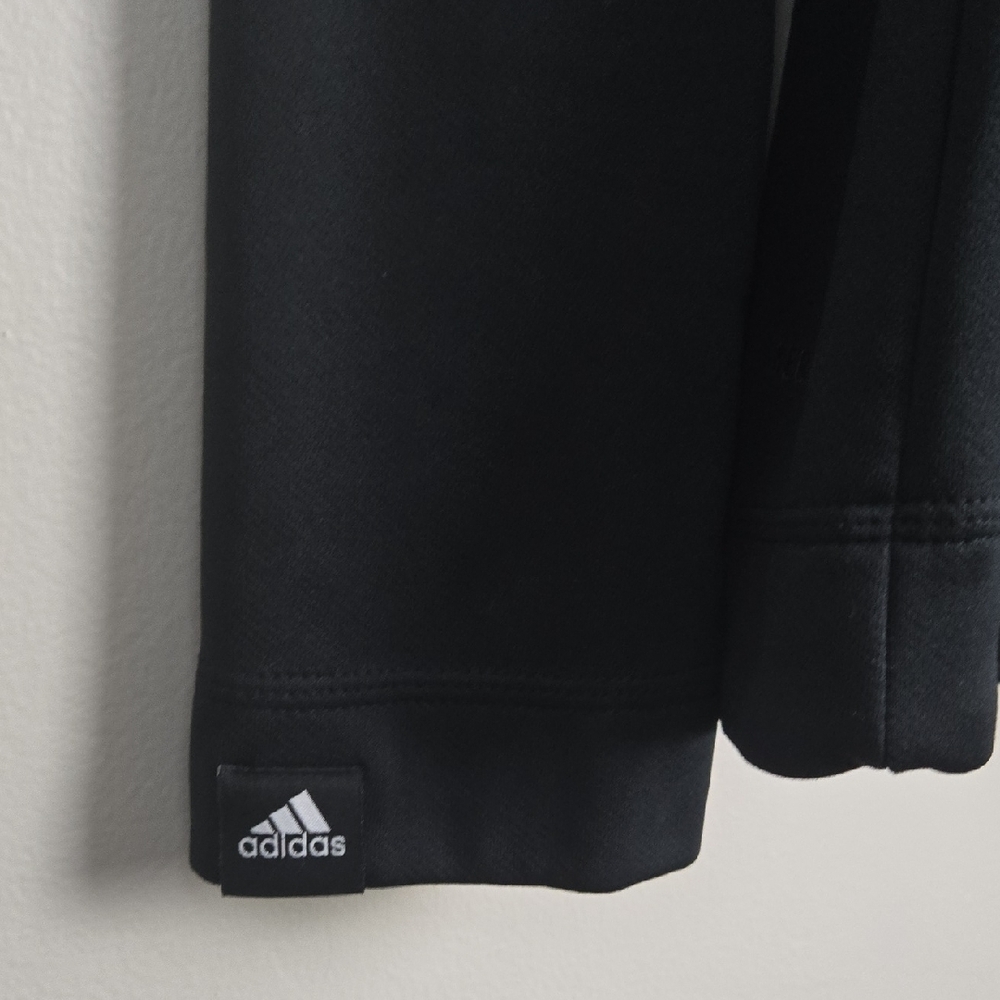 Adidas Womens Aeroready Pullover Hoodie Black White Logo Size Medium M - Picture 5 of 8